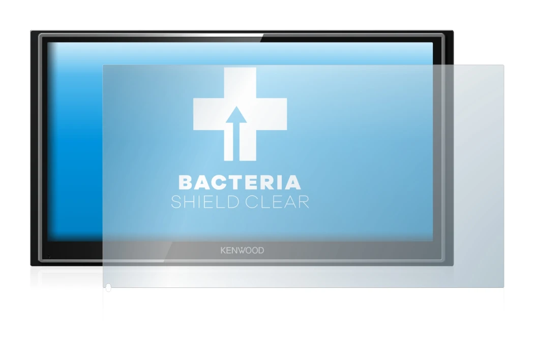 Image de l'appareil Kenwood DMX7018DABS avec une grande variété de protections d'écran.