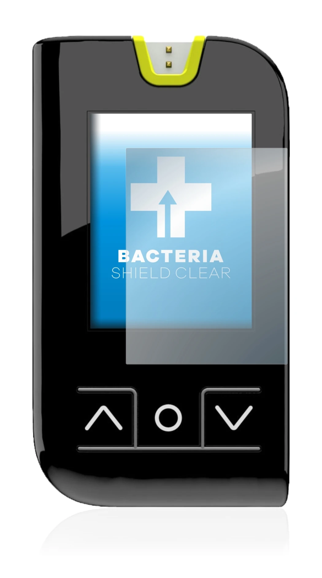 Image de l'appareil Mylife Unio Neva avec une grande variété de protections d'écran.