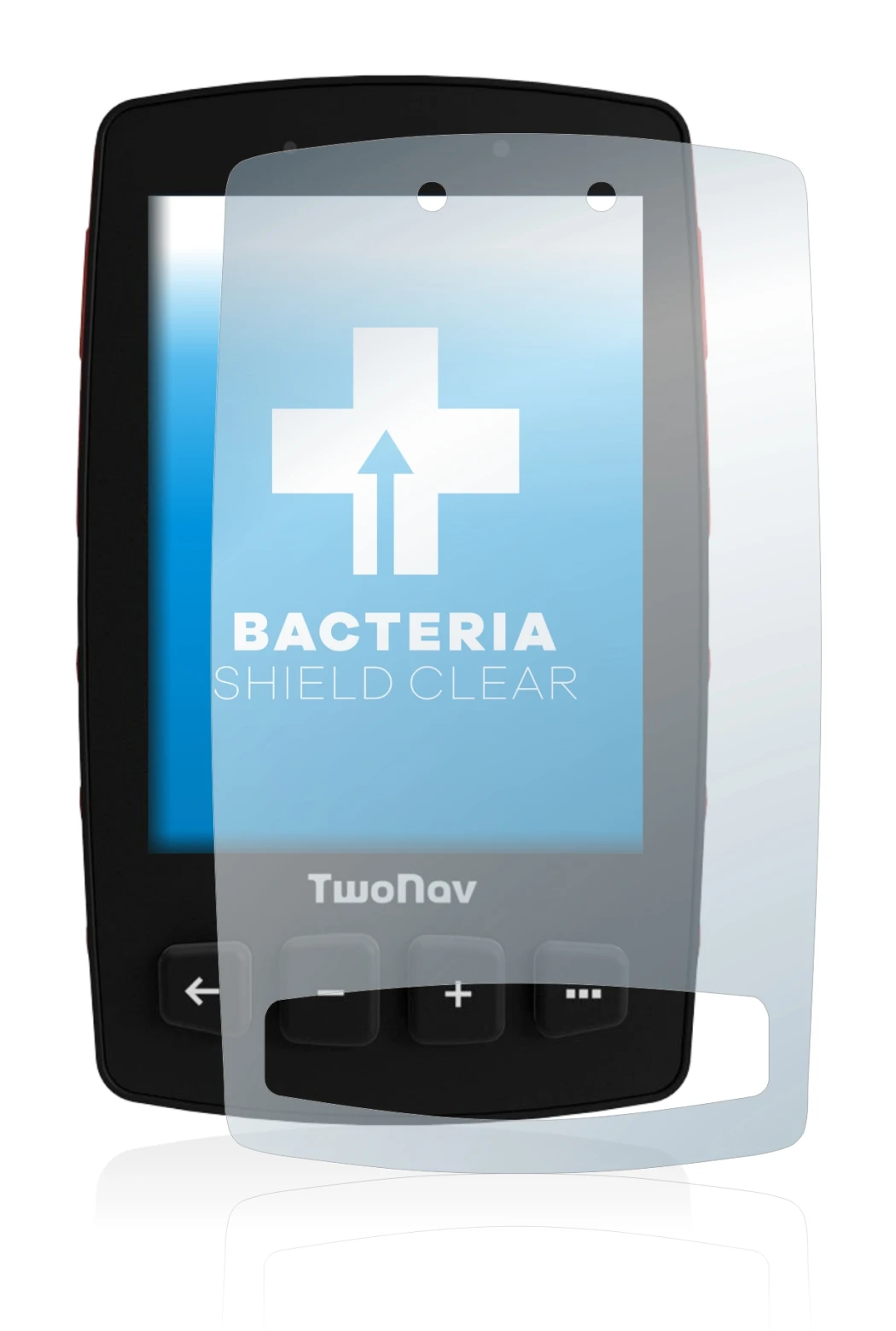 Image de l'appareil TwoNav Trail 2 avec une grande variété de protections d'écran.