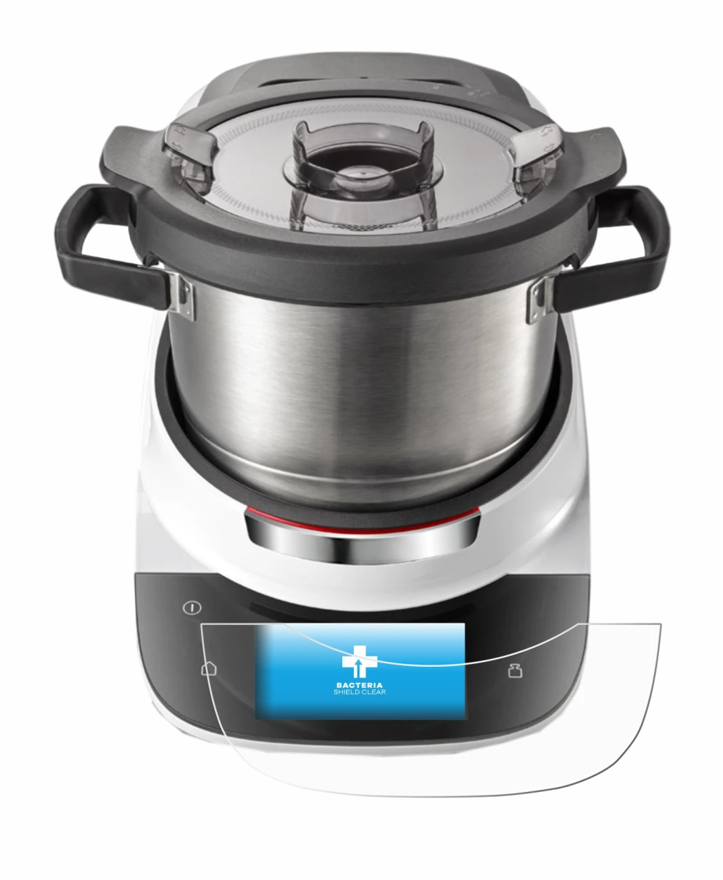 Image de l'appareil Bosch Cookit avec une grande variété de protections d'écran.