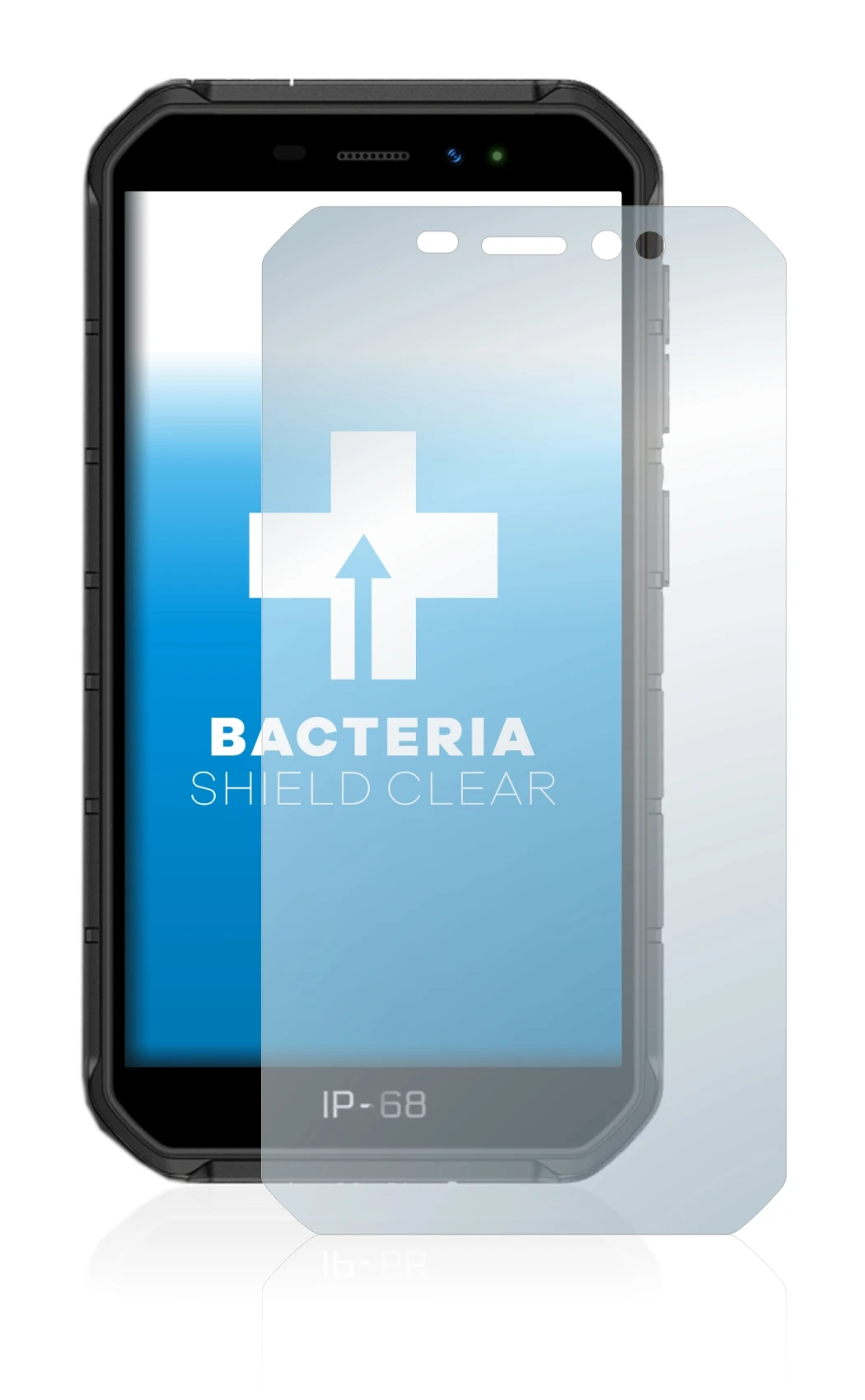 Image de l'appareil Ulefone Armor X7 avec une grande variété de protections d'écran.