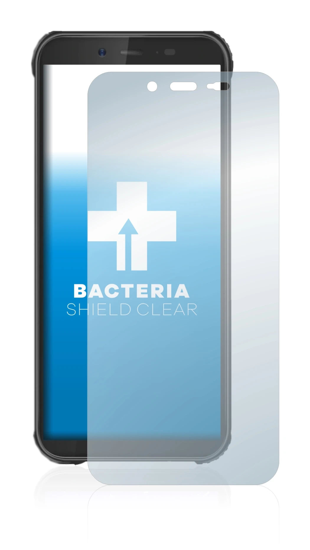 Image de l'appareil Blackview BV5500 Plus avec une grande variété de protections d'écran.