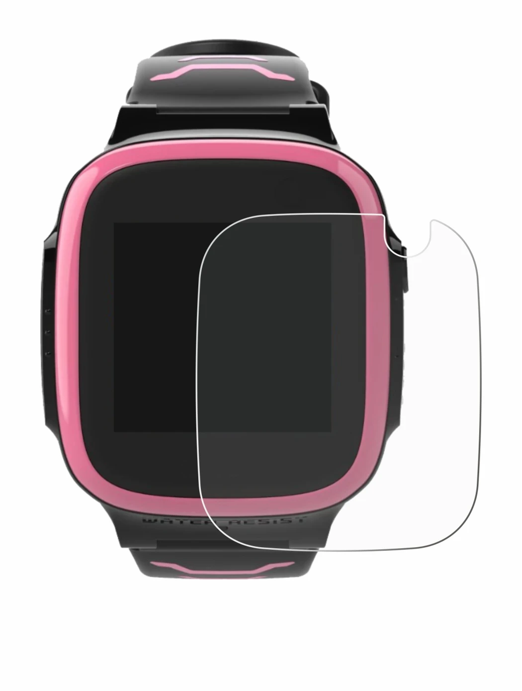 Image de l'appareil Xplora X5 Play avec une grande variété de protections d'écran.