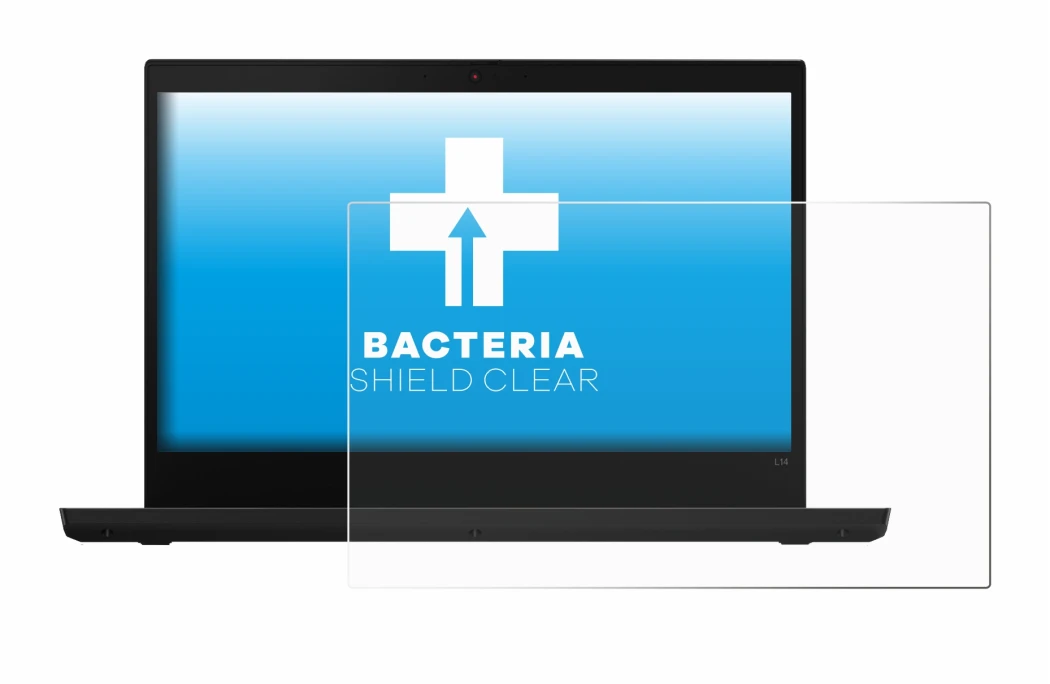 Image de l'appareil Lenovo ThinkPad L14 avec une grande variété de protections d'écran.