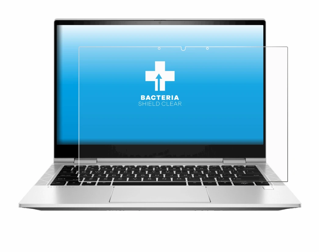 Image de l'appareil HP EliteBook x360 830 G8 avec une grande variété de protections d'écran.