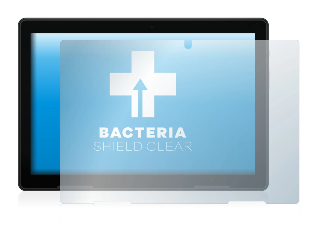 Image de l'appareil MEDION Lifetab E10802 avec une grande variété de protections d'écran.