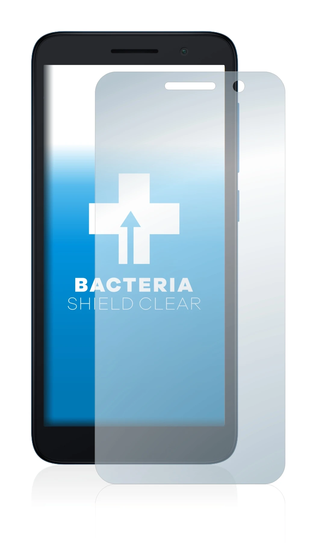 Image de l'appareil Alcatel 1 (2021) avec une grande variété de protections d'écran.