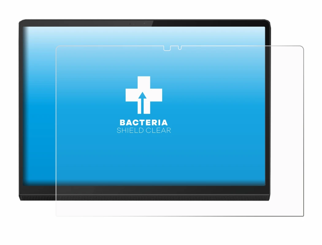 Image de l'appareil Lenovo Yoga Tab 13 avec une grande variété de protections d'écran.