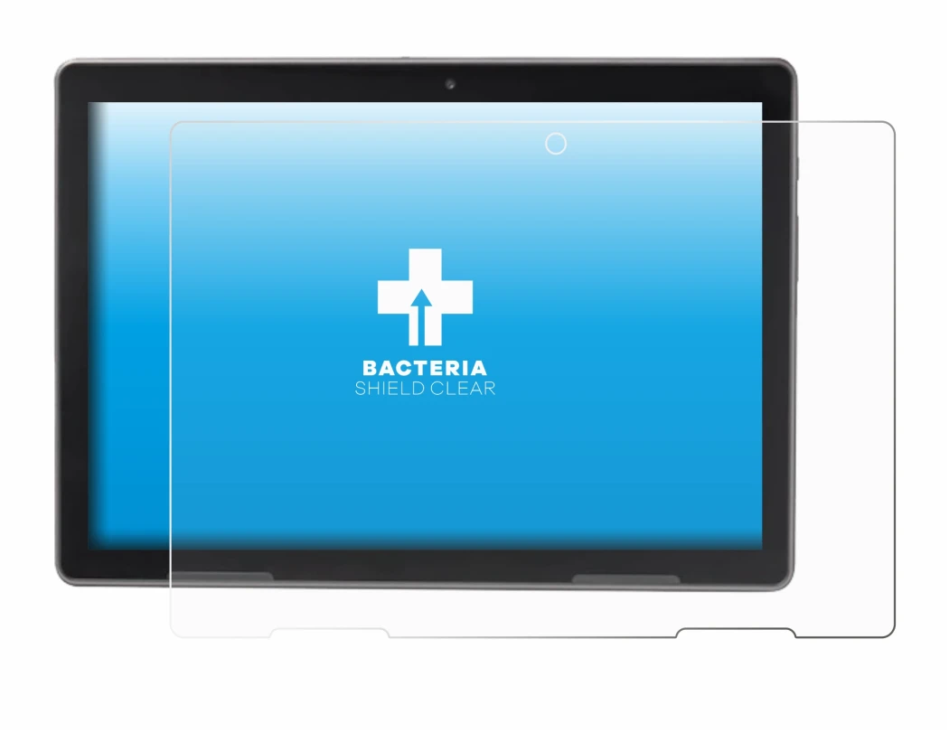 Image de l'appareil MEDION Lifetab P10912 avec une grande variété de protections d'écran.