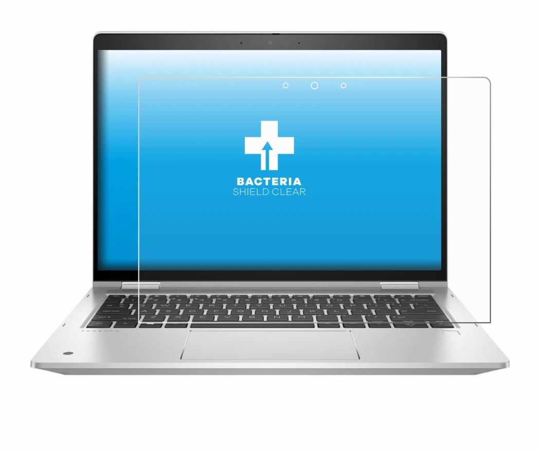 Image de l'appareil HP ProBook x360 435 G8 avec une grande variété de protections d'écran.