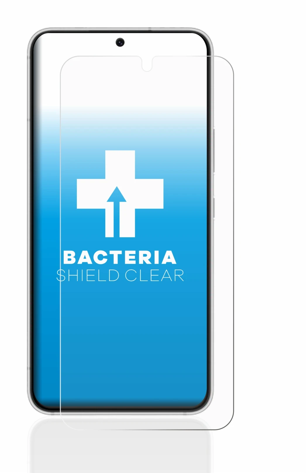 Image de l'appareil Samsung Galaxy S22 5G avec une grande variété de protections d'écran.