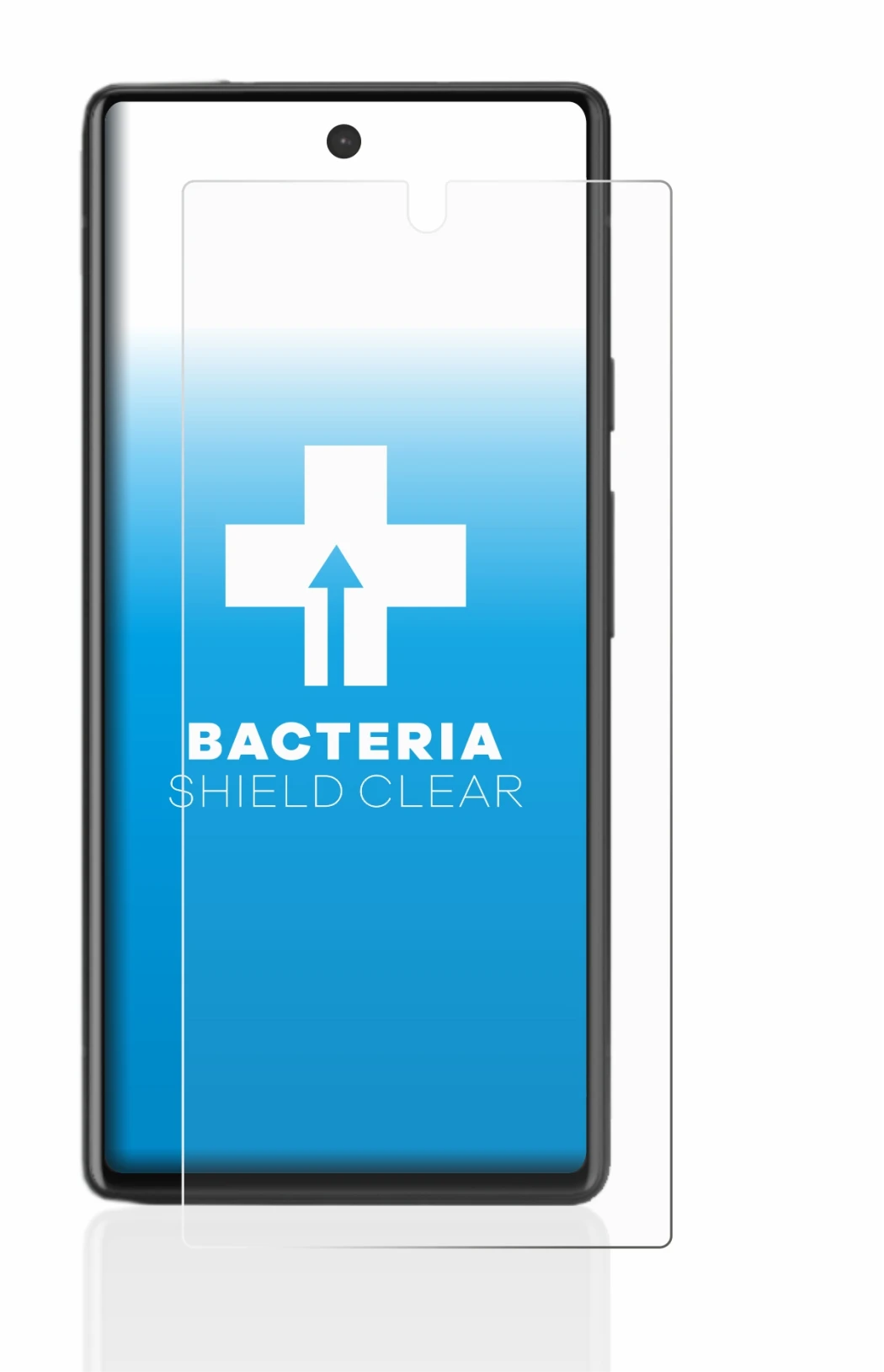 Image de l'appareil Google Pixel 6a avec une grande variété de protections d'écran.