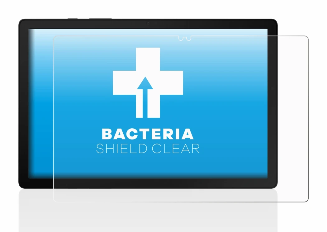 Image de l'appareil Samsung Galaxy Tab A8 WiFi avec une grande variété de protections d'écran.