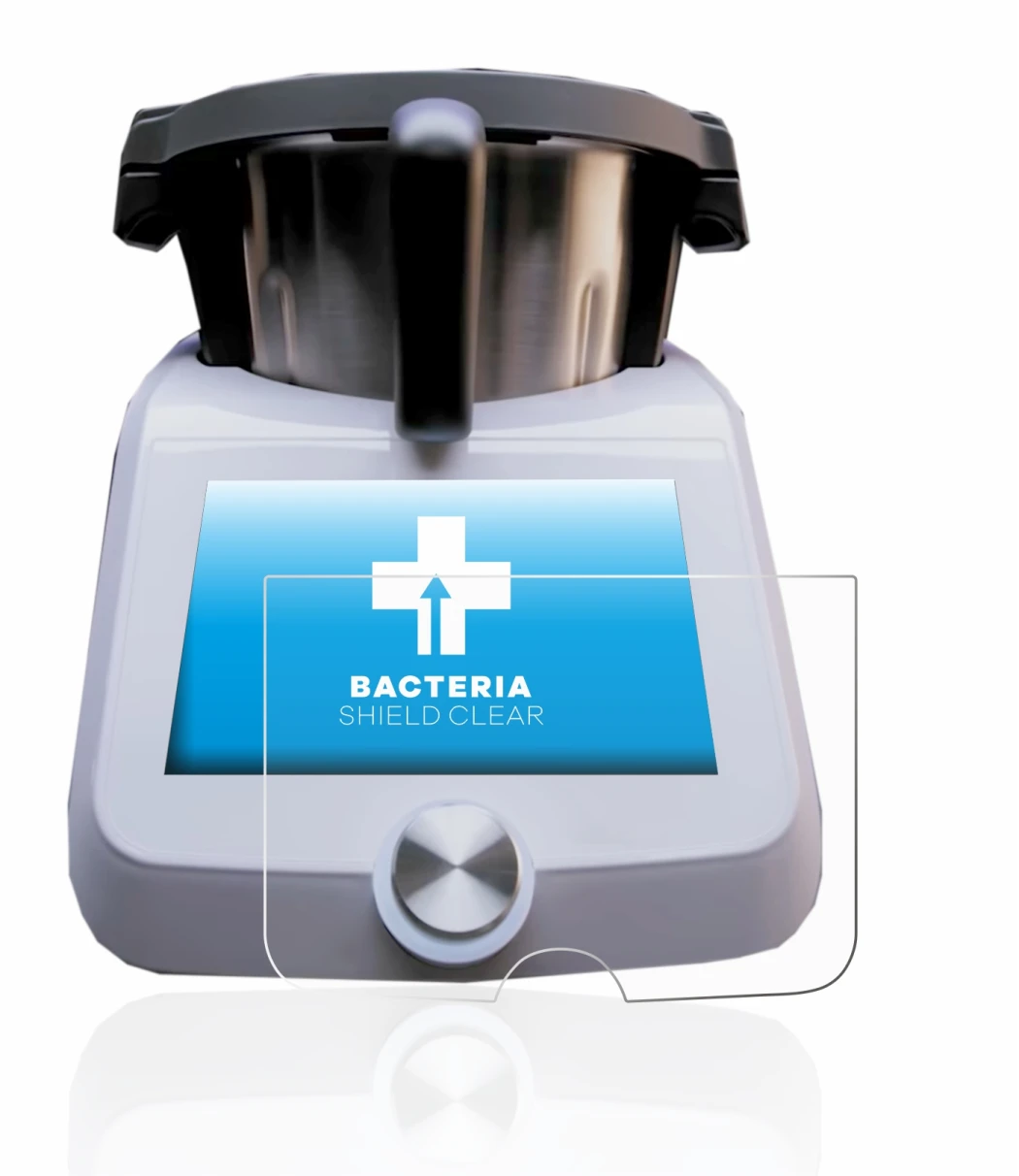 Image de l'appareil SilverCrest Monsieur Cuisine Smart avec une grande variété de protections d'écran.