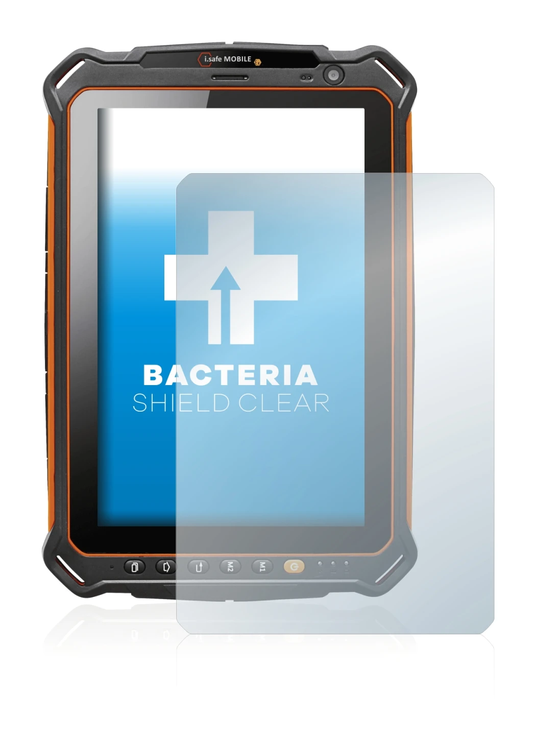 Image de l'appareil i.safe MOBILE IS930.1 avec une grande variété de protections d'écran.
