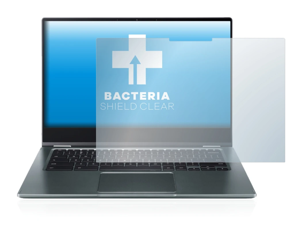 Image de l'appareil Acer Chromebook Spin 514 avec une grande variété de protections d'écran.