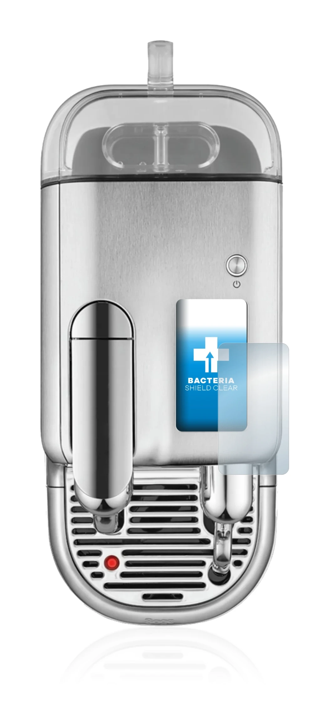 Image de l'appareil Sage Nespresso Creatista Pro avec une grande variété de protections d'écran.