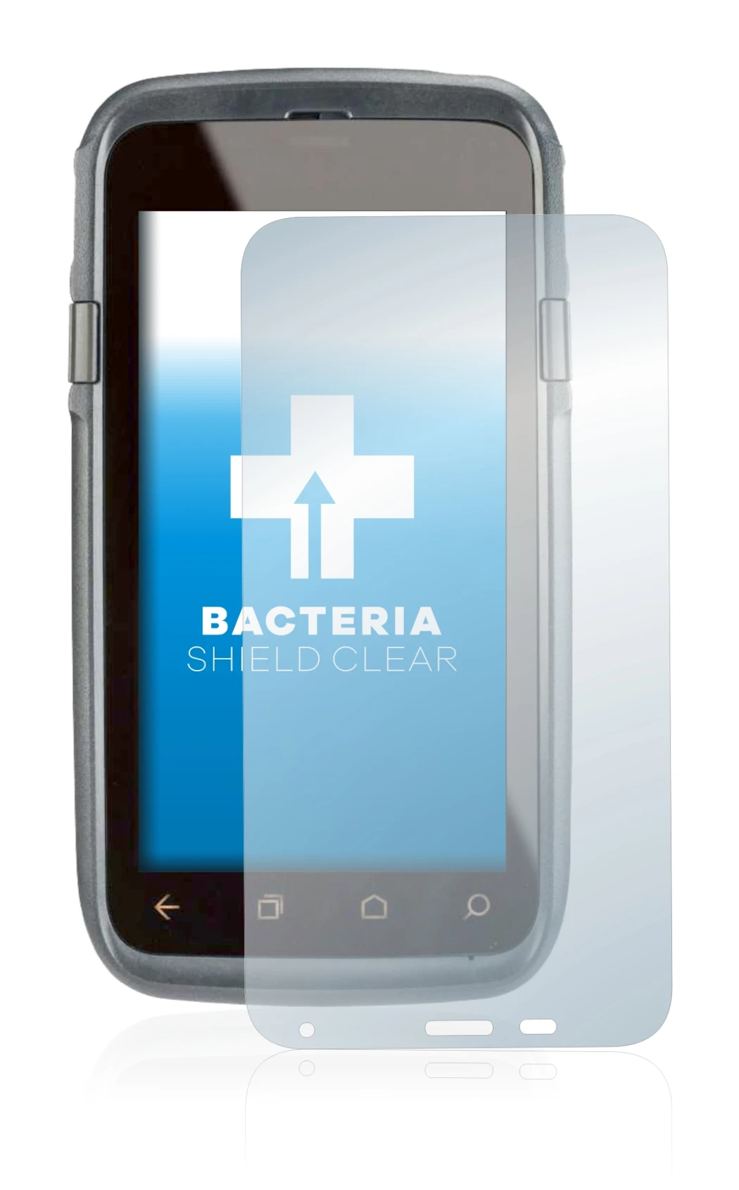 Image de l'appareil Honeywell Dolphin CT60 XP avec une grande variété de protections d'écran.