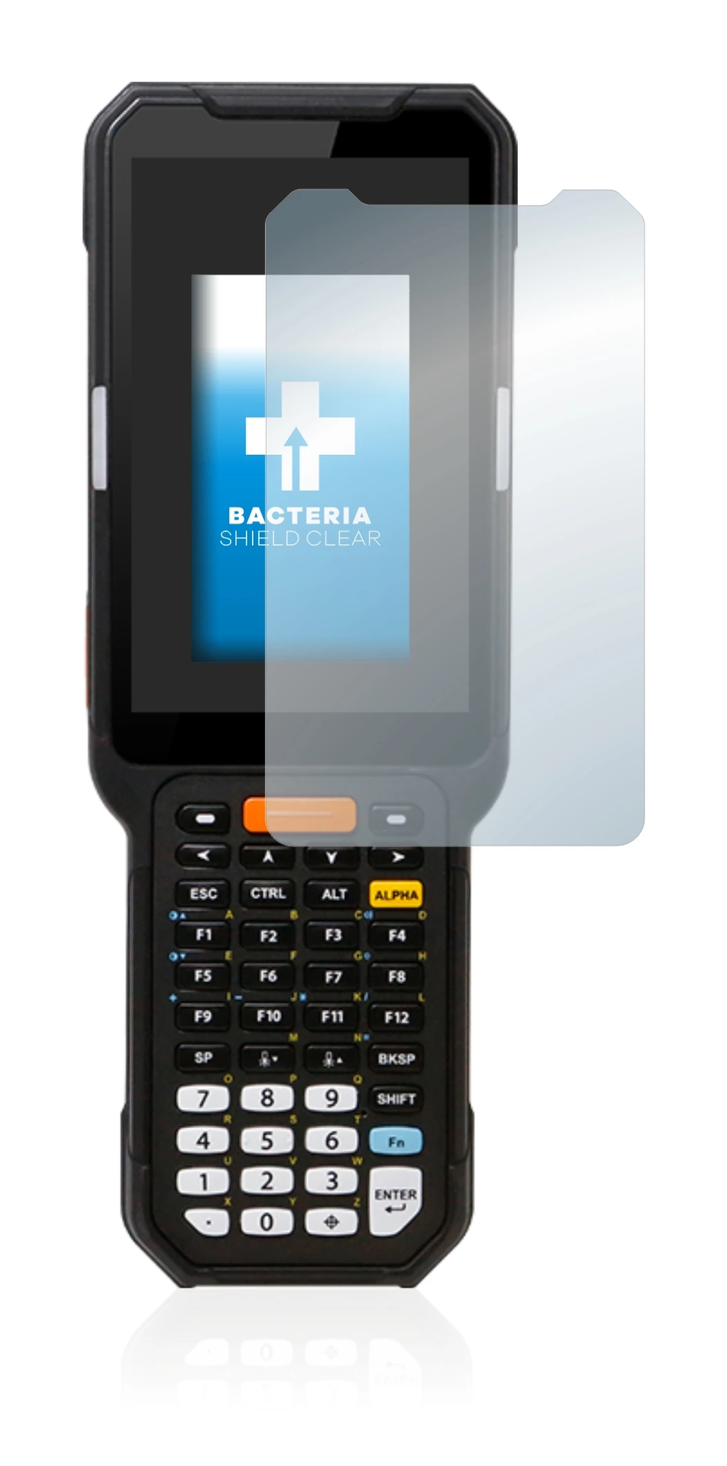 Image de l'appareil Point Mobile PM451 avec une grande variété de protections d'écran.