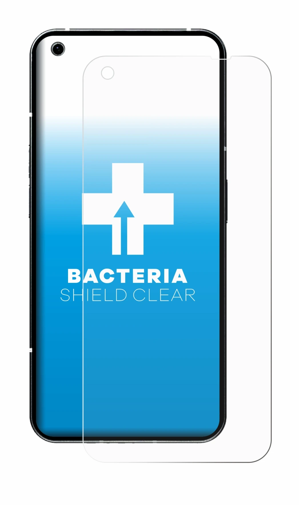 Image de l'appareil Nothing Phone (1) avec une grande variété de protections d'écran.