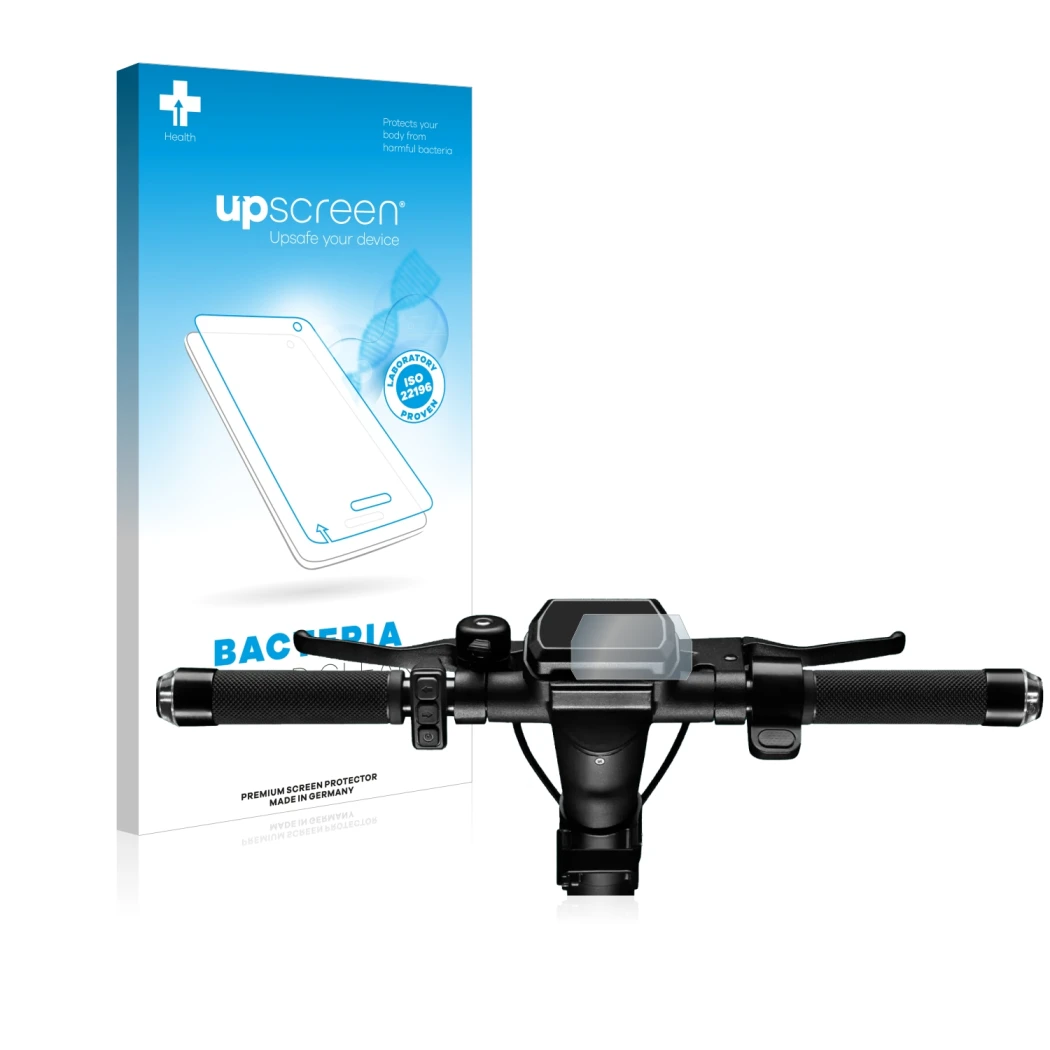 Face avant d’un emballage produit avec le logo de la marque upscreen. À côté, l’appareil SoFlow SO4 Pro (2e Gen.) est représen