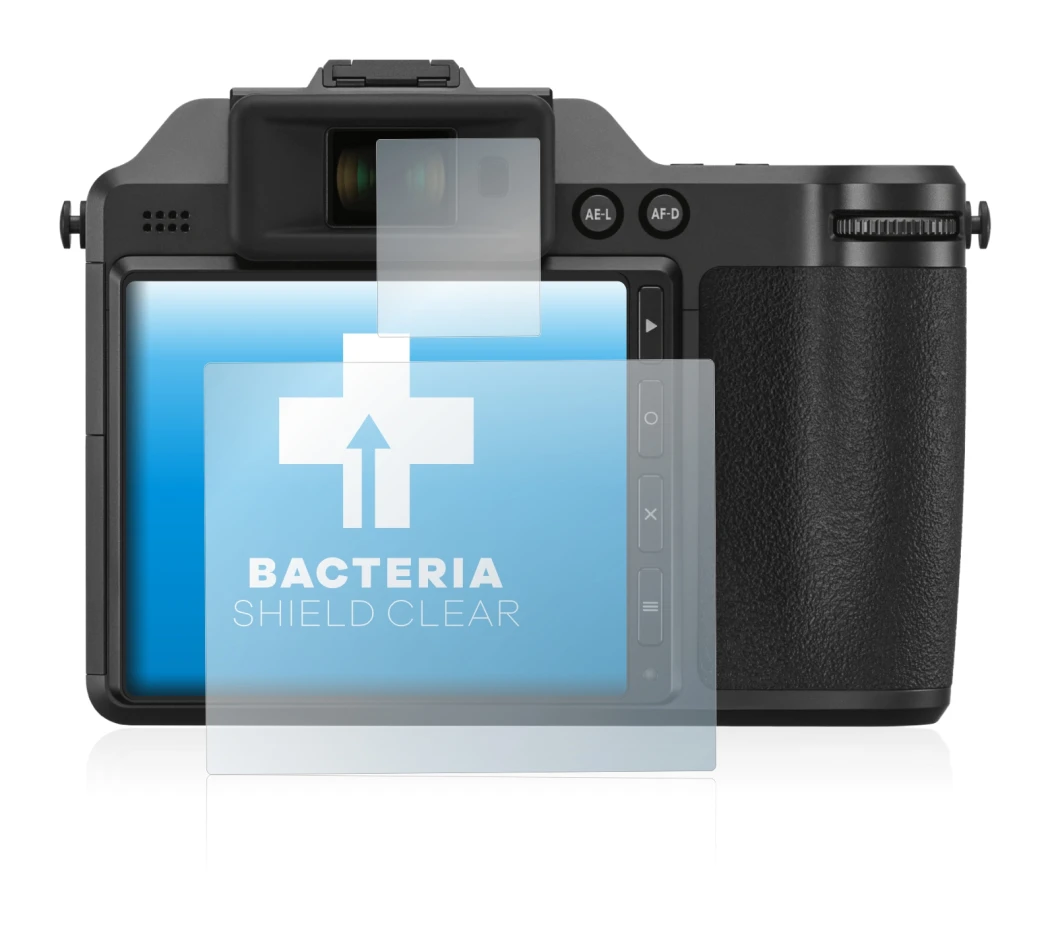 Image de l'appareil Fujifilm X-H2 avec une grande variété de protections d'écran.