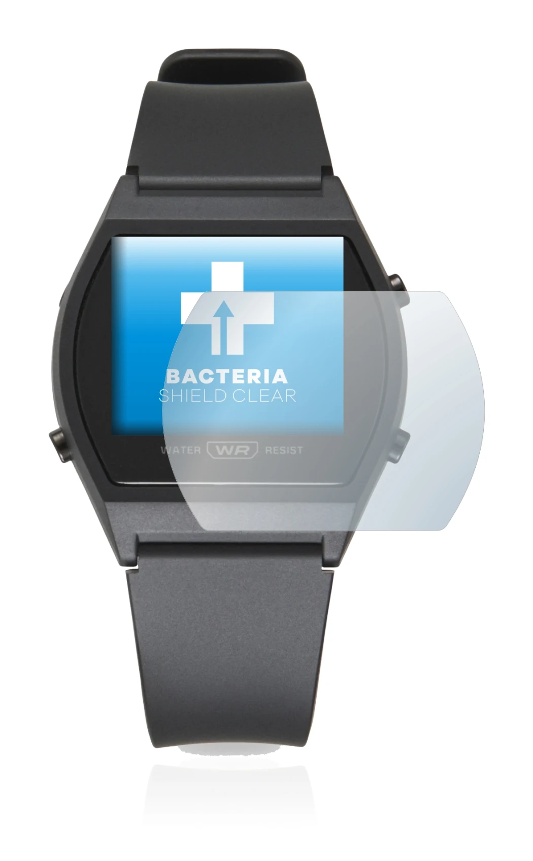 Image de l'appareil Casio LW-204-1BEF avec une grande variété de protections d'écran.