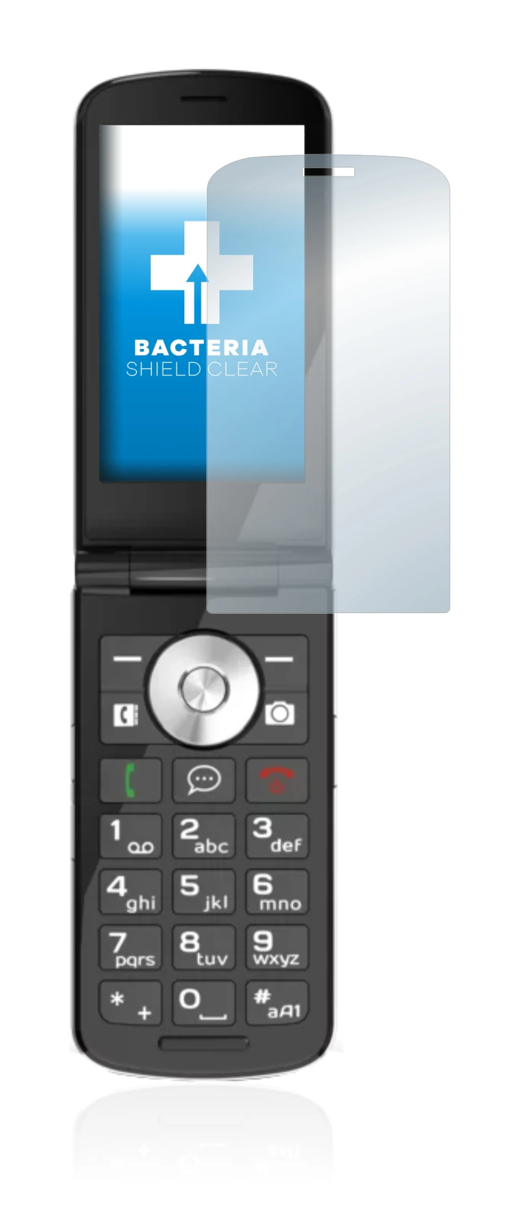 Image de l'appareil Emporia TOUCHsmart.2 avec une grande variété de protections d'écran.