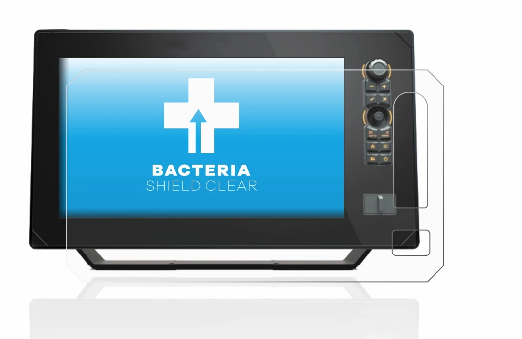 Image de l'appareil Humminbird Apex 13 MEGA SI+ avec une grande variété de protections d'écran.