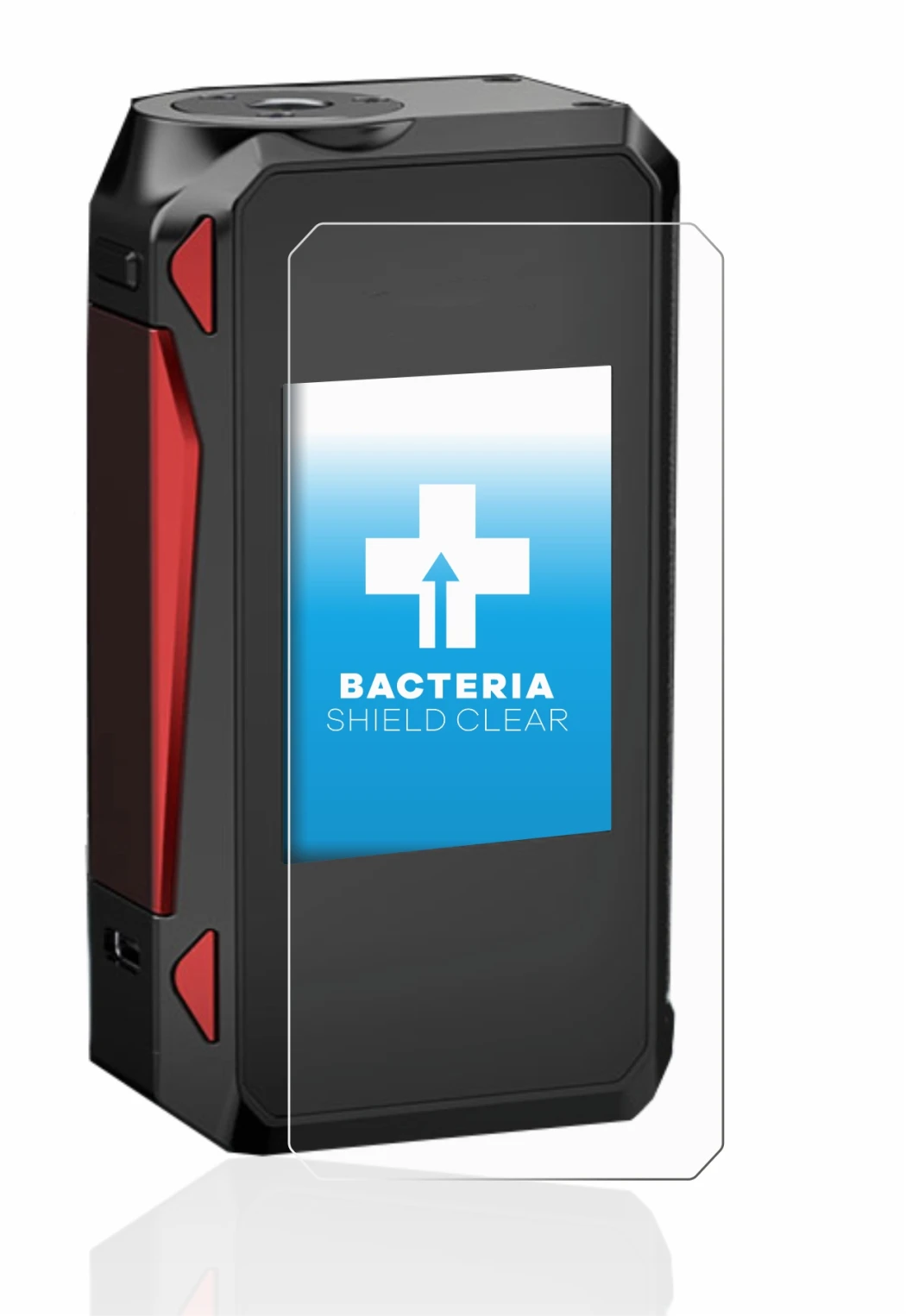 Image de l'appareil Smok G-Priv 4 avec une grande variété de protections d'écran.