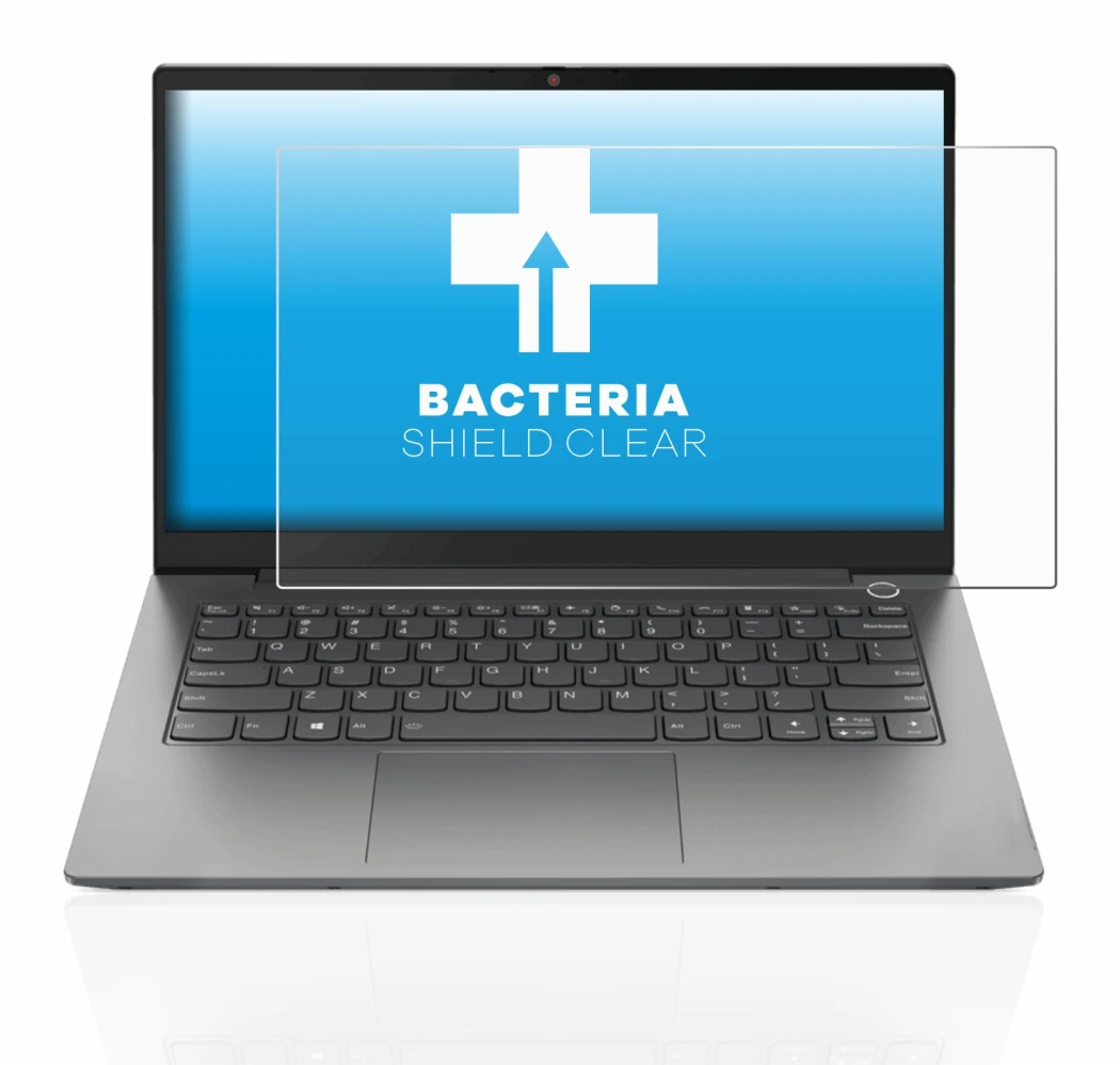 Image de l'appareil Lenovo ThinkBook 14 Gen 4 avec une grande variété de protections d'écran.