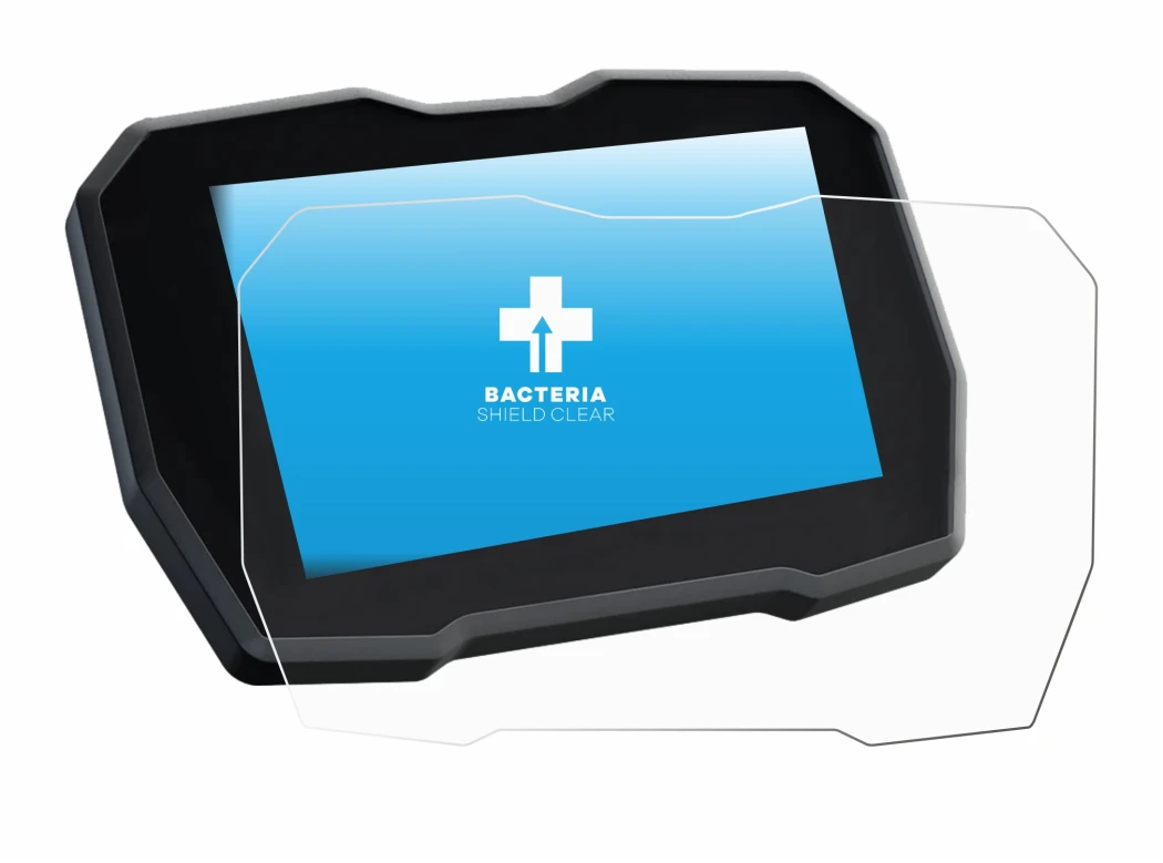 Image de l'appareil Ducati Multistrada V4 2021+ avec une grande variété de protections d'écran.