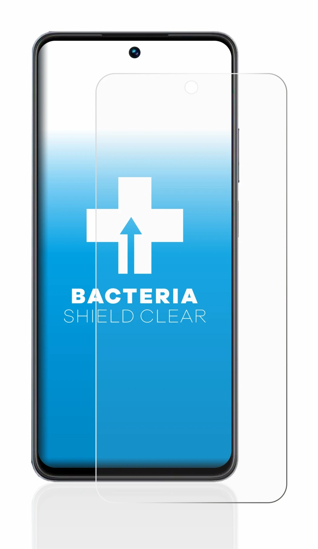 Image de l'appareil realme C55 avec une grande variété de protections d'écran.