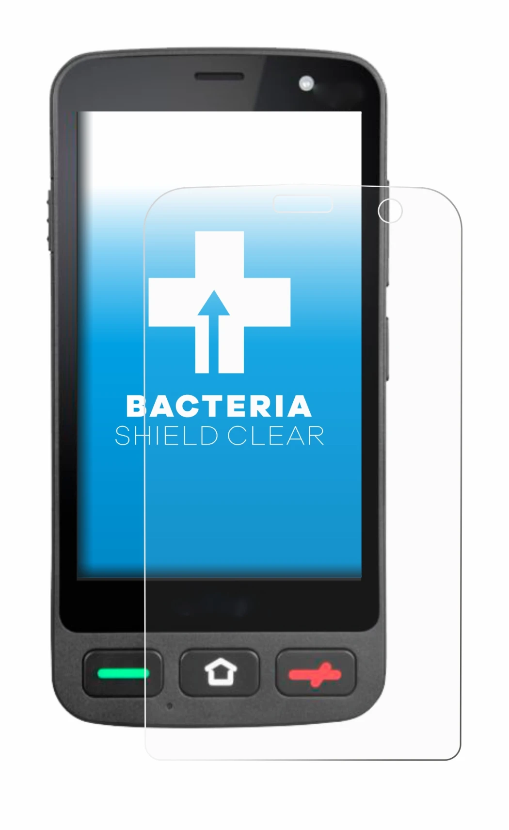 Image de l'appareil Brondi Amico Pocket avec une grande variété de protections d'écran.