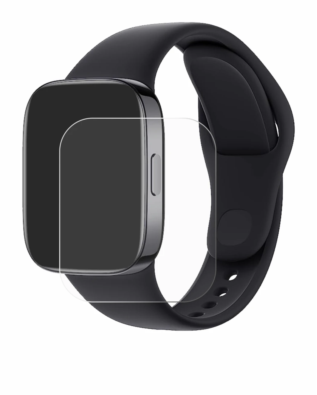 Image de l'appareil Xiaomi Redmi Watch 3 avec une grande variété de protections d'écran.