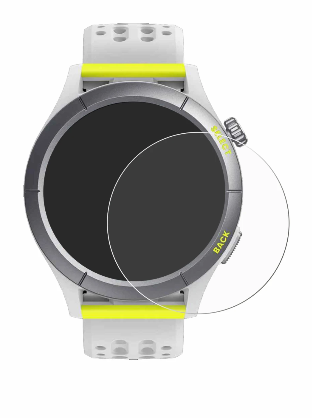 Image de l'appareil Huami Amazfit Cheetah avec une grande variété de protections d'écran.