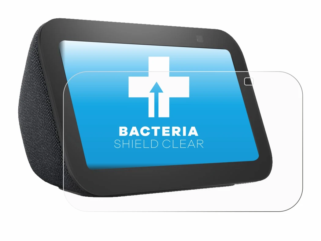 Image de l'appareil Amazon Echo Show 5 (3ème Gen.) avec une grande variété de protections d'écran.