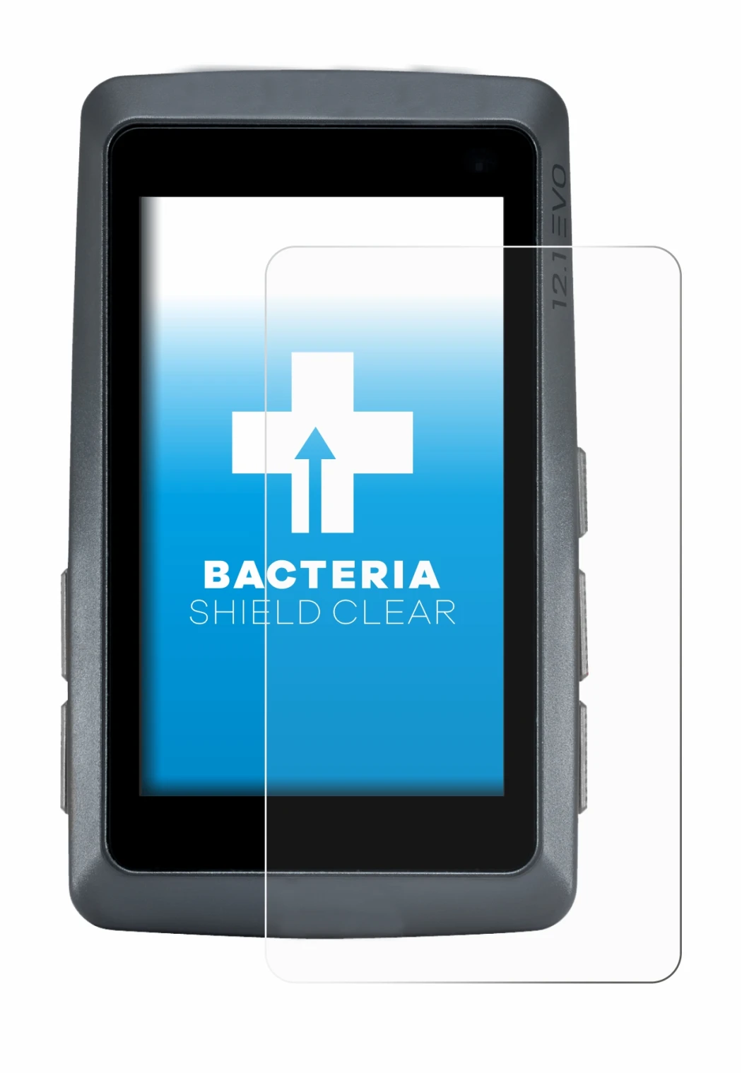 Image de l'appareil Sigma ROX 12.1 EVO avec une grande variété de protections d'écran.