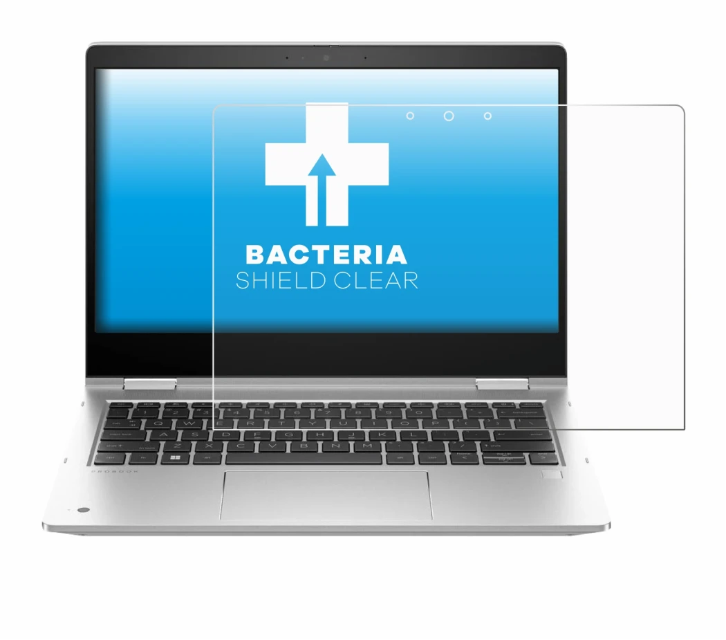 Image de l'appareil HP ProBook x360 435 G10 avec une grande variété de protections d'écran.