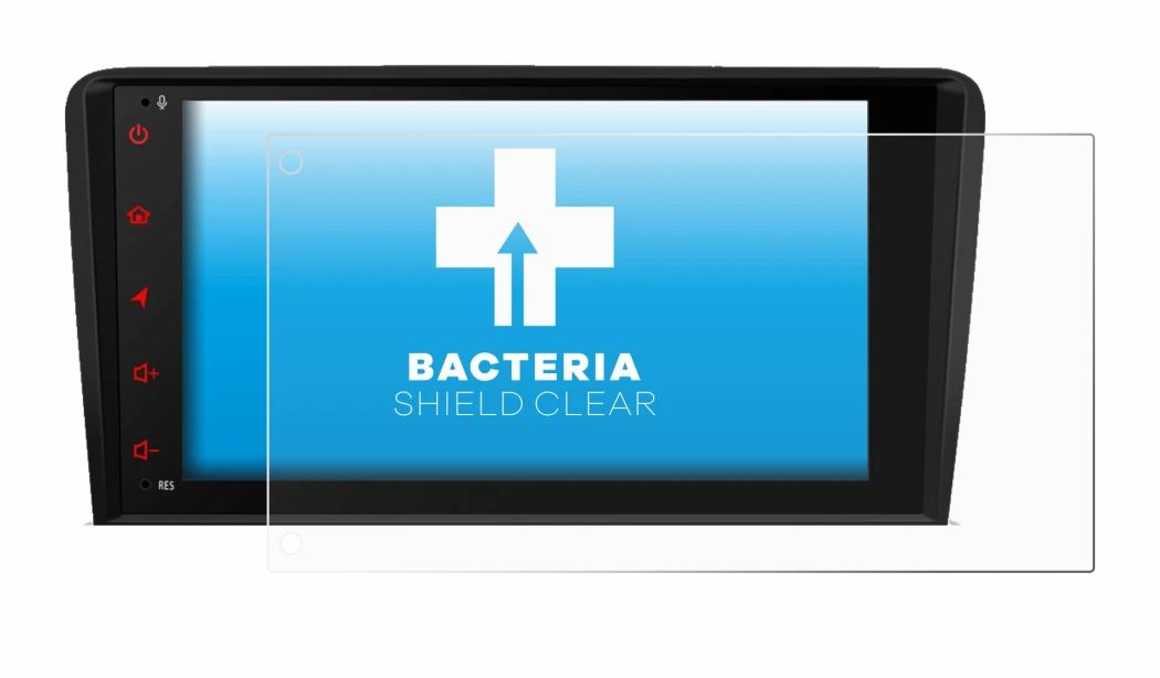 Image de l'appareil Xtrons PSA80A3AL avec une grande variété de protections d'écran.