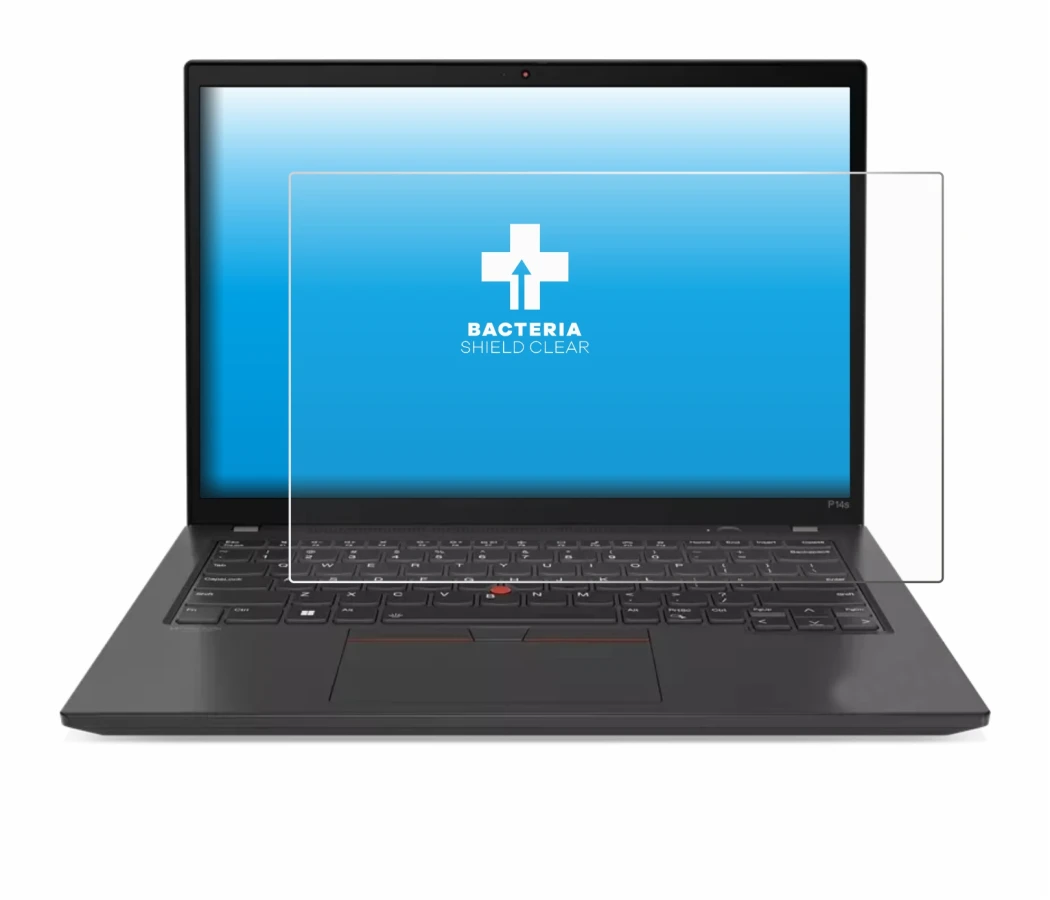 Image de l'appareil Lenovo ThinkPad P14s Gen 4 avec une grande variété de protections d'écran.