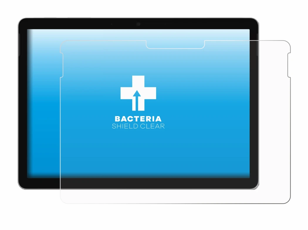 Image de l'appareil Microsoft Surface Go 4 avec une grande variété de protections d'écran.