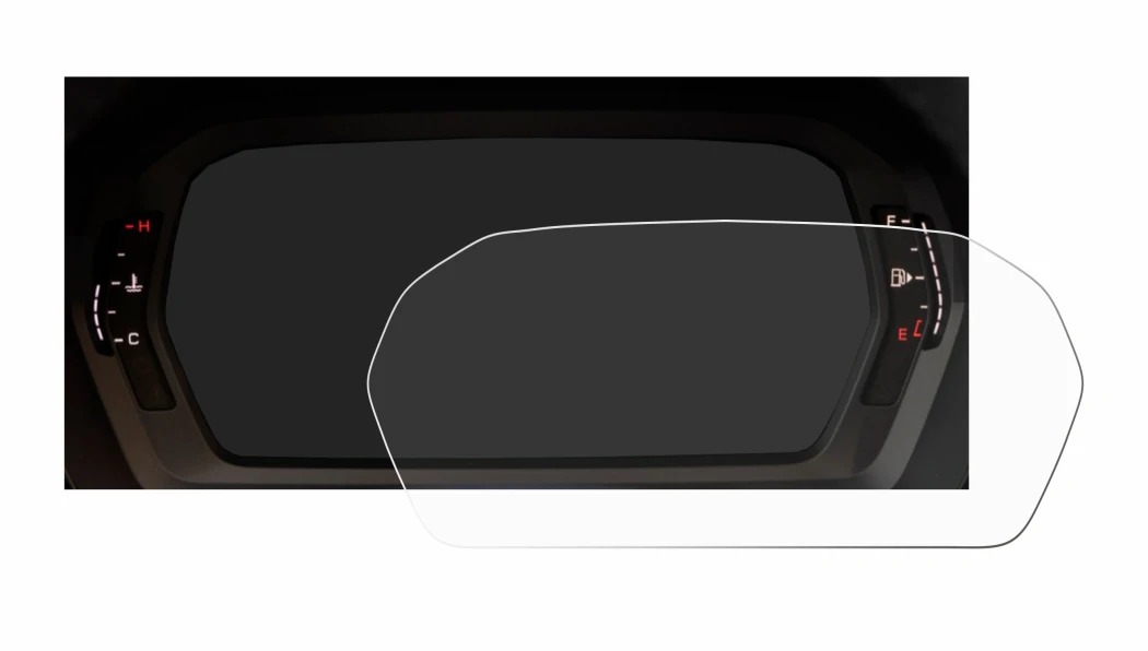 Image de l'appareil Audi A3 2023 Virtual cockpit avec une grande variété de protections d'écran.
