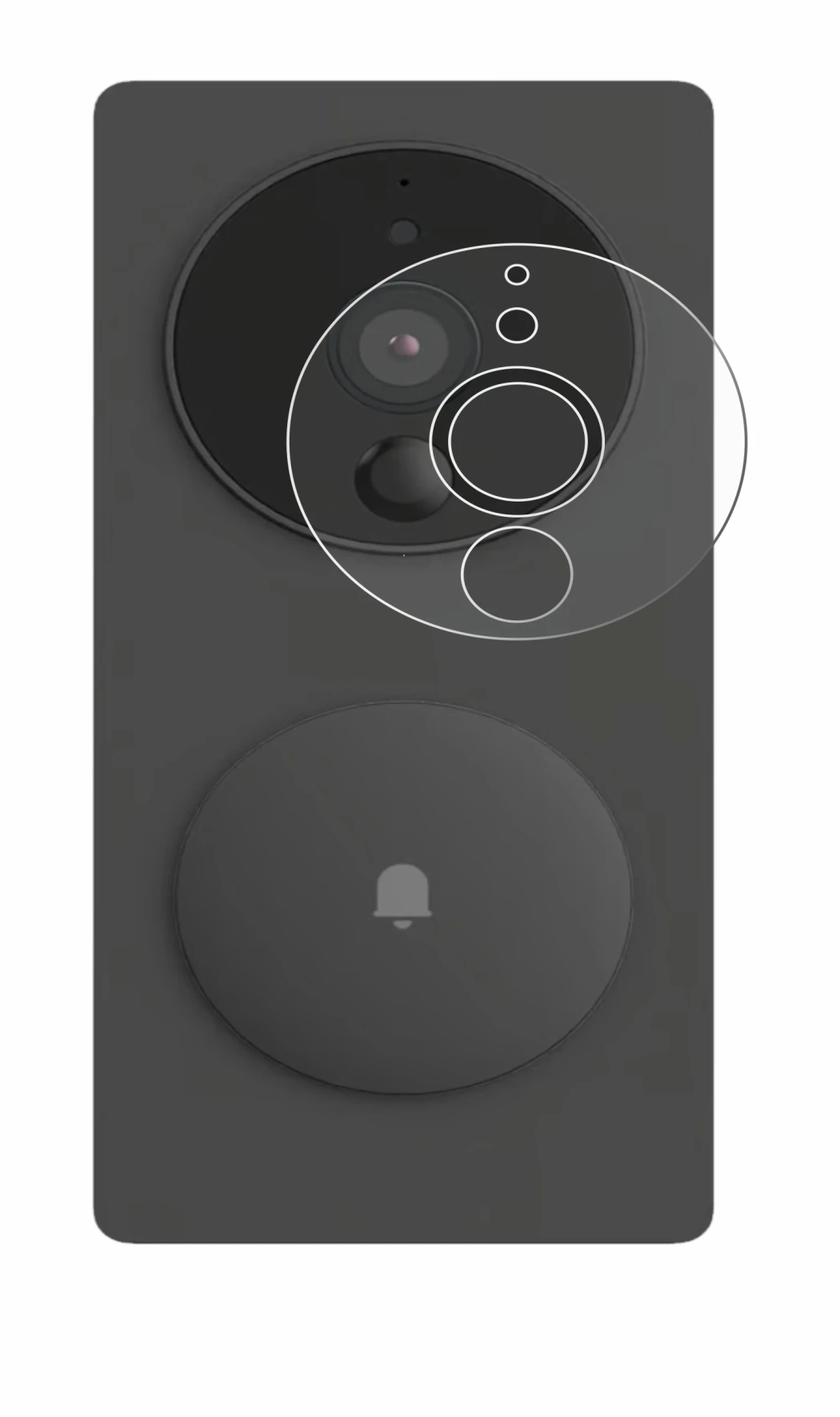 Image de l'appareil Aqara SVD-KIT1 (Sonnette de porte vidéo intelligente G4) avec une grande variété de protections d'écran.