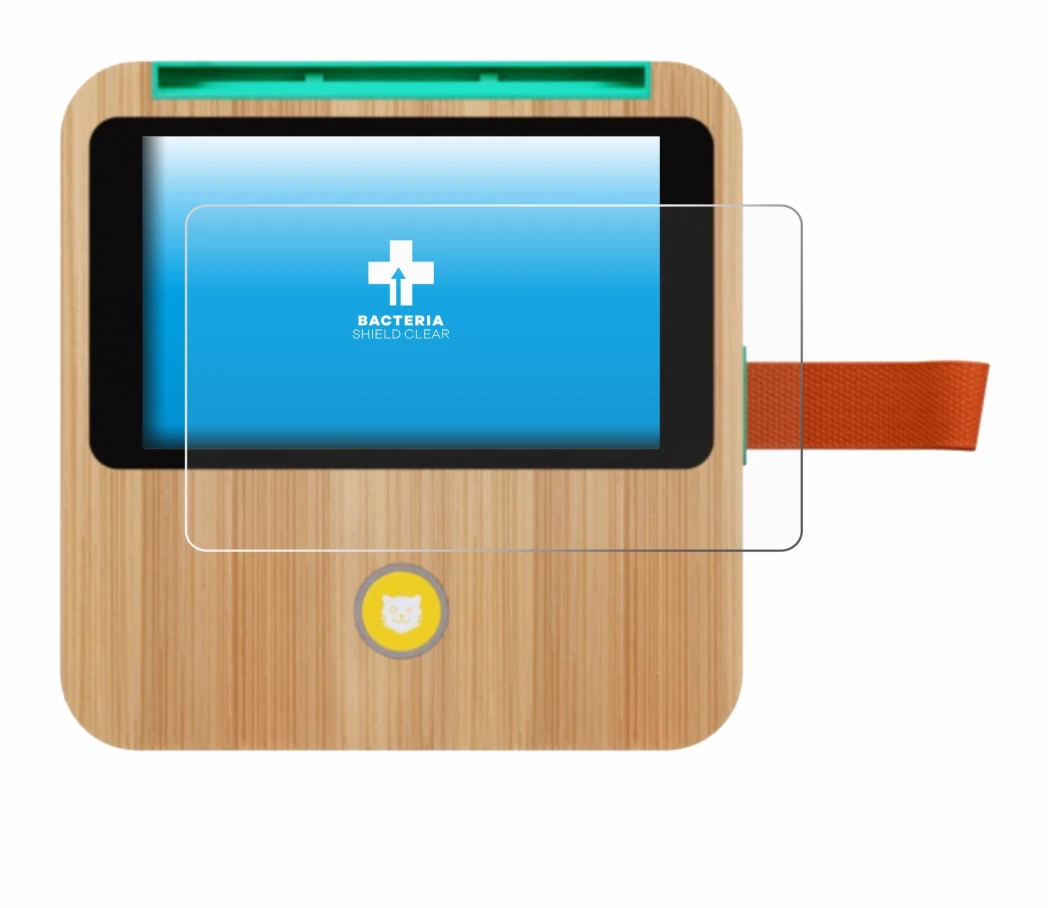 Image de l'appareil tigerbox Touch Plus avec une grande variété de protections d'écran.