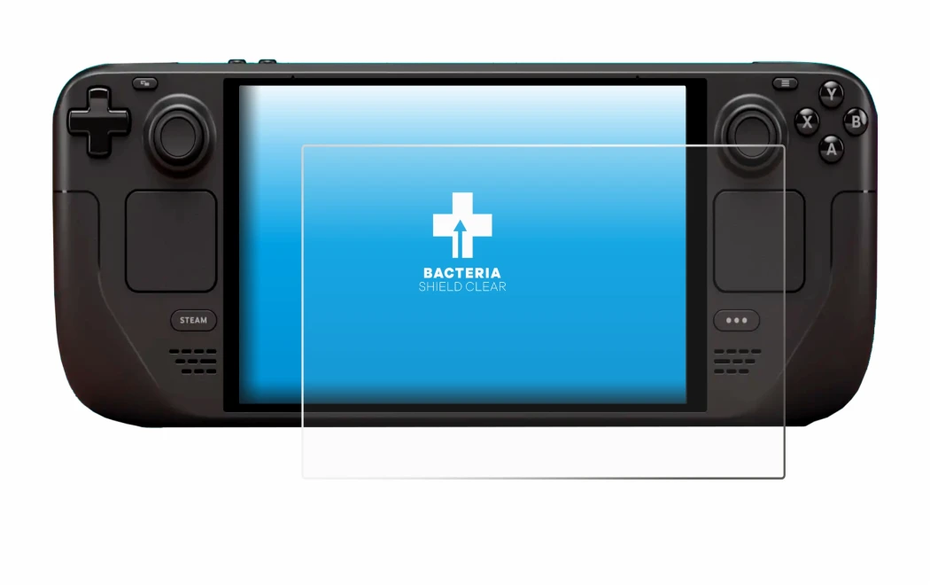 Image de l'appareil Valve Steam Deck OLED avec une grande variété de protections d'écran.