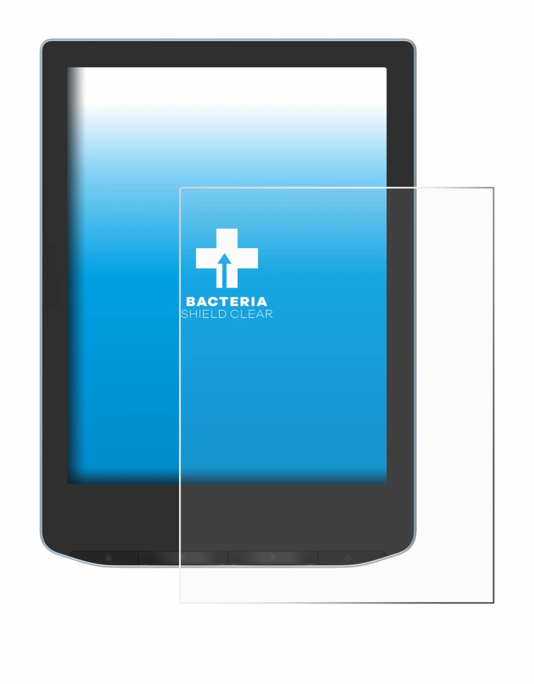 Image de l'appareil Vivlio Light HD avec une grande variété de protections d'écran.