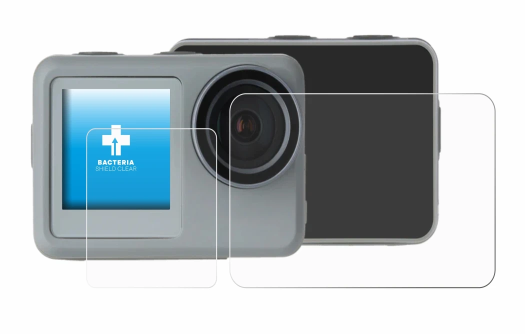 Image de l'appareil Rollei Actioncam 9s Plus avec une grande variété de protections d'écran.