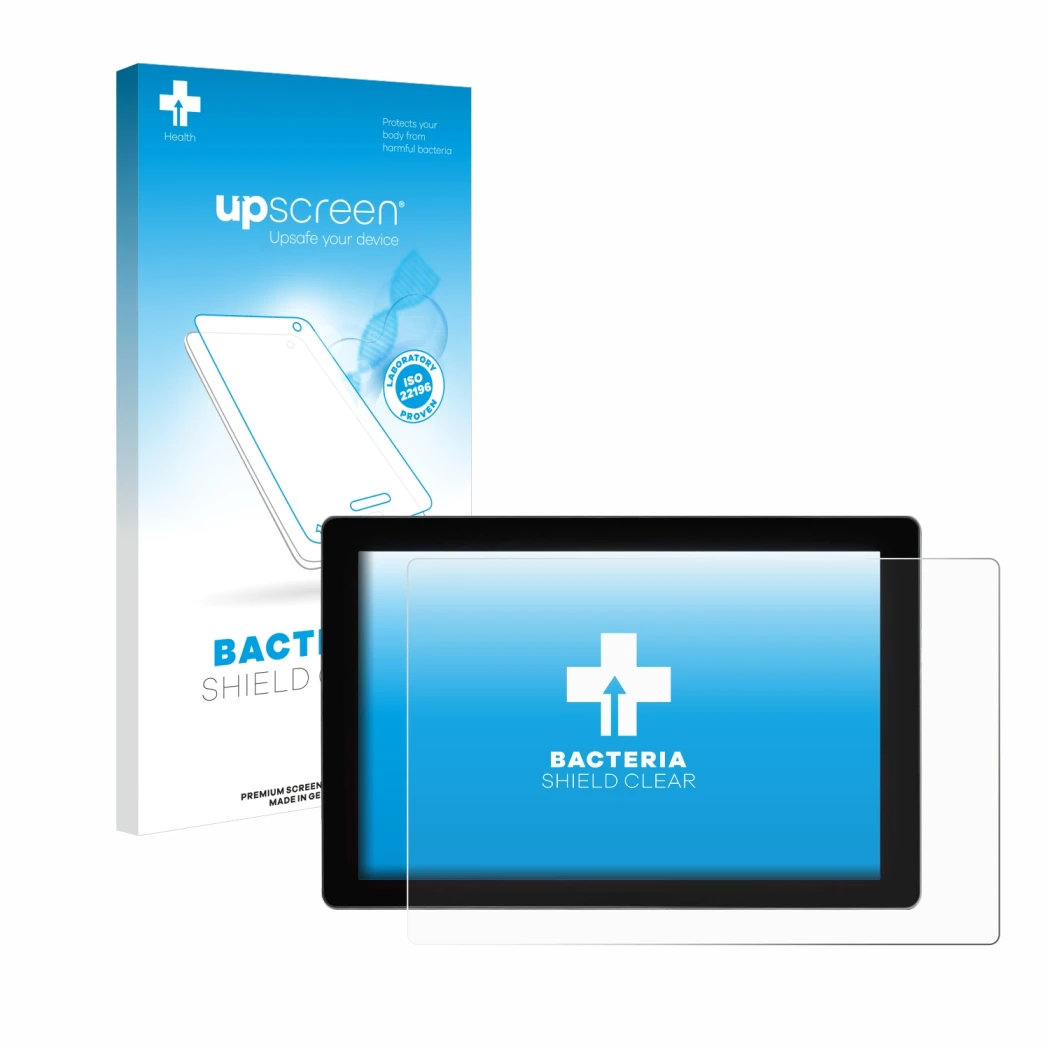 Face avant d’un emballage produit avec le logo de la marque upscreen. À côté, l’appareil SmallHD Indie 7 est représenté avec l