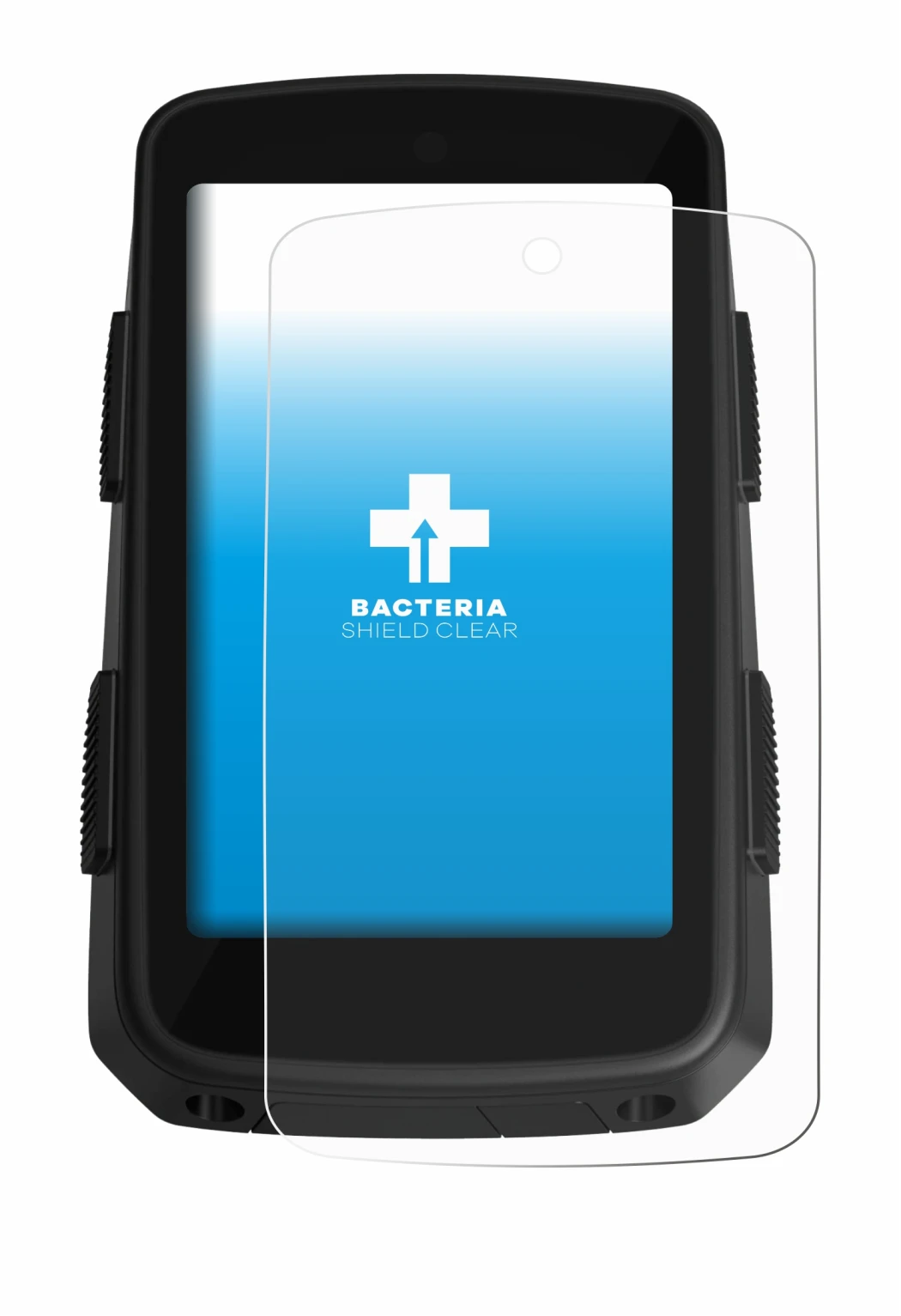 Image de l'appareil Hammerhead Karoo 3 avec une grande variété de protections d'écran.